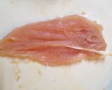 ささみの梅肉挟み焼き作り方1写真