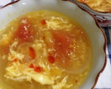 ふんわり玉子の旨トマトスープ♪作り方5写真