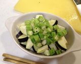 簡単電子レンジでなすとおくらの麺つゆあえ作り方2写真