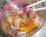 漬け時間無し！卵黄漬けのマグロ山かけ丼作り方2写真