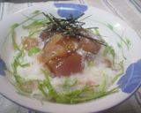 漬け時間無し！卵黄漬けのマグロ山かけ丼作り方7写真