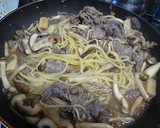 プルコギときのこの和風パスタ作り方5写真