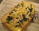 和風✿大葉と刻み海苔のチーズトースト作り方3写真