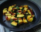 オイスターソースでカボチャの煮物作り方1写真
