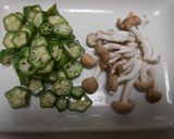 オクラと豆腐の味噌汁作り方3写真
