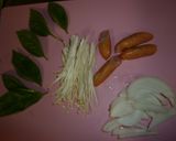 ☆我が家の玉ねぎとバジルのカレーパスタ☆作り方1写真