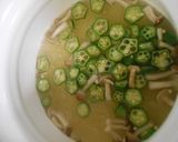 オクラと豆腐の味噌汁作り方6写真