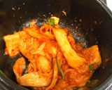 キムチ鍋うどん（김치뚝배기우동）。作り方1写真