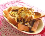 食パンde納豆入りカレーキッシュ☆作り方7写真