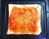 ランチに♡プチトマトWチーズピザトースト作り方1写真