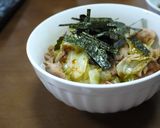 豚バラきゃべつ丼作り方5写真