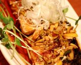 フライパン一つで揚げない鯖の甘酢あんかけ作り方7写真