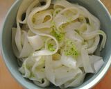 冷凍茹でふしめんでぶっかけお弁当作り方5写真