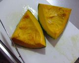 煮物の用のかぼちゃの切り方（＾−＾）☆作り方7写真