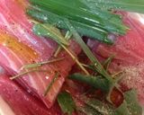 マグロの香草焼きバター醤油作り方1写真