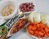♪砂肝とごぼうのちょっと変わったカレー作り方1写真