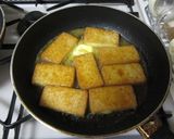 旨っ！厚揚げのめんつゆバターステーキ♪作り方3写真
