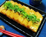 旨っ！厚揚げのめんつゆバターステーキ♪作り方6写真
