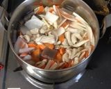 シャトルシェフでもつ煮。味噌味。作り方3写真