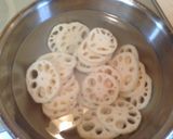 れんこんのはさみ揚げ♪作り方1写真
