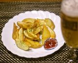 皮付きぶ厚切りフライドポテト♪作り方6写真