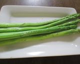 アスパラとひき肉のパリパリスティツク作り方2写真