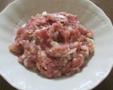 アスパラとひき肉のパリパリスティツク作り方3写真