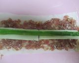 アスパラとひき肉のパリパリスティツク作り方5写真