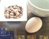 レンジで熱々!納豆卵かけごはん作り方1写真