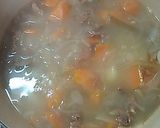 キャベツ入り野菜牛乳スープ★ミルクスープ作り方7写真