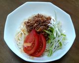 俺流！冷やし汁なし坦々饂飩作り方9写真