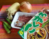 蓮根の食感がたまらないキーマーカレー作り方1写真