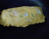 フライパンで枝豆入り卵焼き・トマト添え作り方8写真