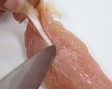 鶏ささみ　筋の取り方［筋抜き・筋取り］作り方2写真
