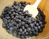 ブルーベリーのはちみつ煮・・作り方1写真