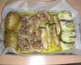 鶏もも肉と野菜のオリーブオイル焼き作り方3写真