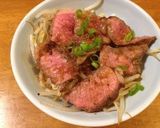 簡単ステーキ丼作り方5写真