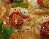 冷凍うどんで★ダブルチーズうどん♪ピザ風作り方4写真