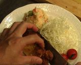 チキンカツ♪トマト＆チーズのWソース！作り方5写真