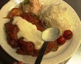 チキンカツ♪トマト＆チーズのWソース！作り方10写真