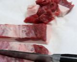 牛カルビ焦がし醤油作り方3写真