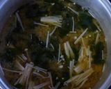 えのきとわかめのお味噌汁✿作り方3写真