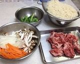 簡単チャプチェを素麺で!!作り方1写真