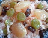 ♡炊飯器でいろどり甘納豆お赤飯♡作り方8写真