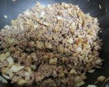 肉味噌とパリパリ春雨のレタス巻き作り方4写真