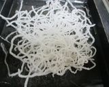 肉味噌とパリパリ春雨のレタス巻き作り方1写真