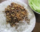 肉味噌とパリパリ春雨のレタス巻き作り方6写真