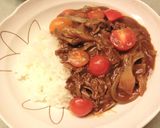 子供と作る　トマトたっぷりホテル風カレー作り方18写真