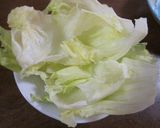 肉味噌とパリパリ春雨のレタス巻き作り方5写真