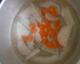 さばの水煮缶と大根と人参であら汁風味噌汁作り方3写真